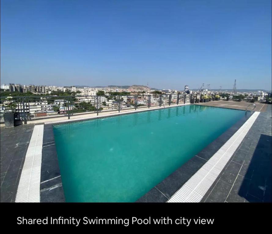 Sheesh Mahal - Family Studio Apt W Pool Jaipur Buitenkant foto